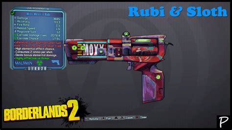 borderlands 2 rubi or sloth.